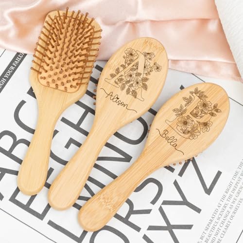 Personalized Wooden Hair Brush - Image 7