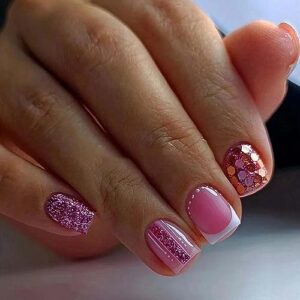 Stylish Pink White Square Acrylic Nail Art Design Kit for Enthusiasts