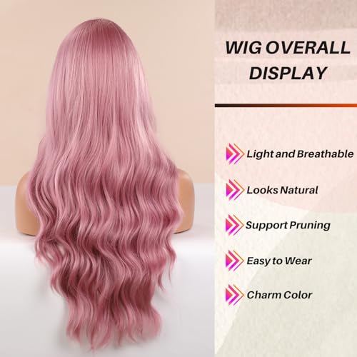 Pink Human Hair Wig - Image 4
