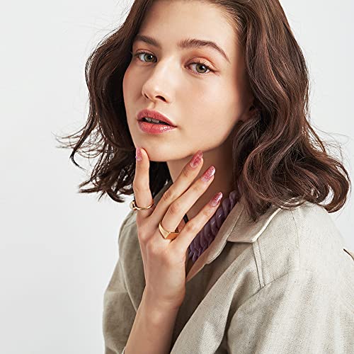 Shimmering Pink Nail Art Kit with Glitter Accents for Trendsetting Looks - Image 4