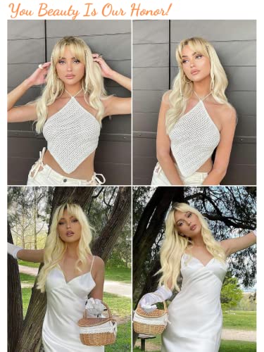 Platinum Blonde Human Hair Wig - Image 2