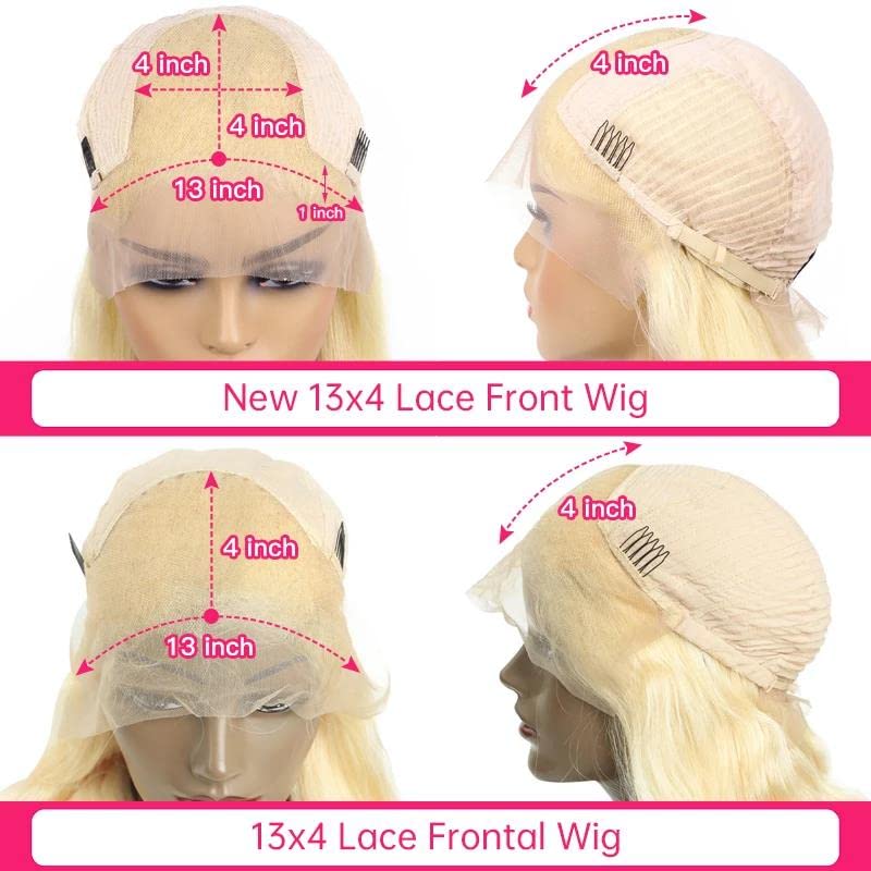 Platinum Blonde Lace Front Human Hair Wig for Women, 13x4 Lace, Natural Feel - Image 3