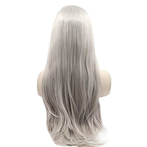 Platinum Silver Human Hair Wig - Image 4