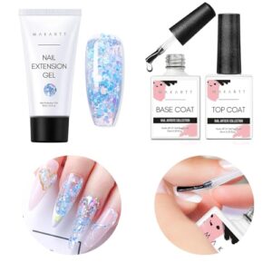 Professional 6 Color Poly UV Gel Nail Art Kit for Salon Quality Designs