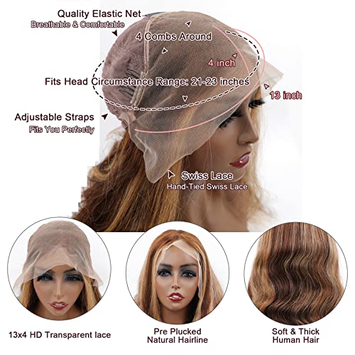 13x4 Swiss Lace Front 100% Human Hair Wig, 150% Density, Natural Black - Image 5