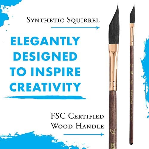 Princeton Artist Brush Neptune, Brushes for Watercolor Series 4750, Dagger Synthetic Squirrel, Size 25 - Image 4