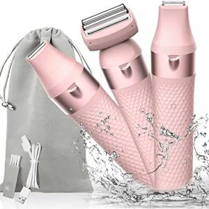 Gentle Pubic Hair Trimmer with Integrated Cream Applicator for Silky Smooth Comfort