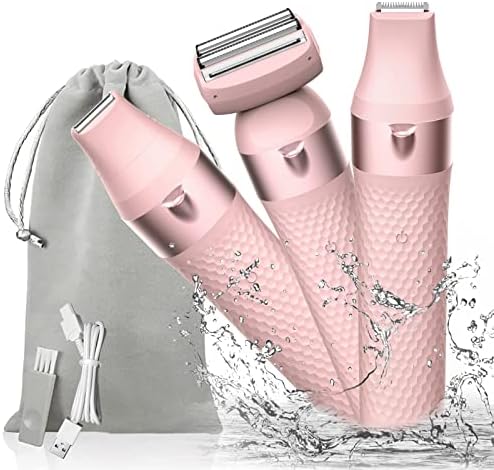 Gentle Pubic Hair Trimmer with Integrated Cream Applicator for Silky Smooth Comfort