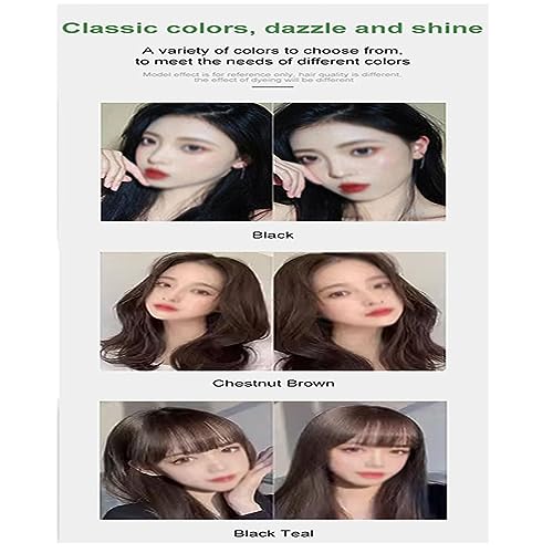 Pure Plant Extract For Grey Hair Color Bubble Dye - Plant Bubble Hair Dye Shampoo, Lazy Bubble Hair Dye, Instant Natural Hair Dye Shampoo, Hair Dye Shampoo for Women Men (300ML dark brown) - Image 6