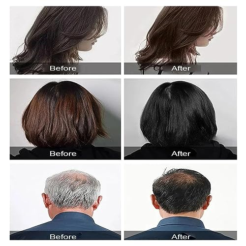 Pure Plant Extract For Grey Hair Color Bubble Dye - Plant Bubble Hair Dye Shampoo, Lazy Bubble Hair Dye, Instant Natural Hair Dye Shampoo, Hair Dye Shampoo for Women Men (300ML dark brown) - Image 7