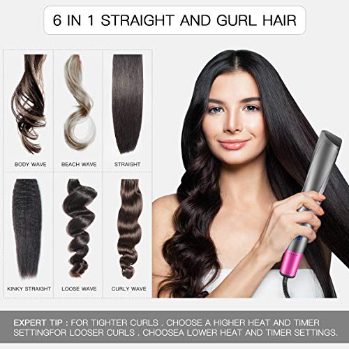 Ceramic Ionic Hair Straightener Brush with Fast Heat-Up and Ergonomic Handle for Effortless Styling - Image 4