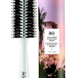 R+Co Vegan Boar Bristle Hair Brush #2 (42 mm)