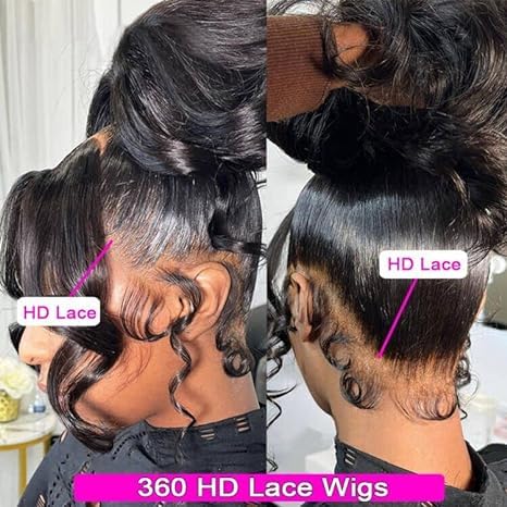 Real Human Hair Full Lace Wig - Image 3