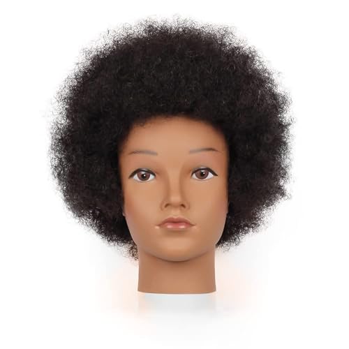22 Inch Professional Realistic Human Hair Mannequin Head for Cosmetology Training - Image 2