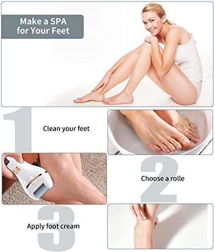 Professional Rechargeable Electric Foot Callus Remover Kit for Smooth Dead Skin Pedicure - Image 6