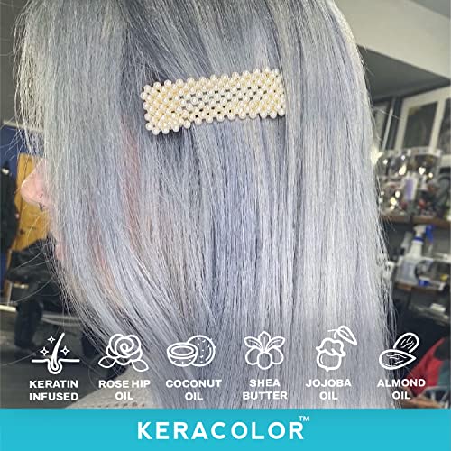 Red and Blue Temporary Hair Color Spray 8 oz for Creative Styles Non-Toxic - Image 2