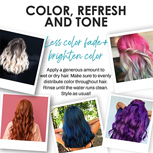 Red and Blue Temporary Hair Color Spray 8 oz for Creative Styles Non-Toxic - Image 7