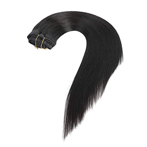 18 Inch Red Clip-In Human Hair Extensions for Natural Volume and Length - Image 5