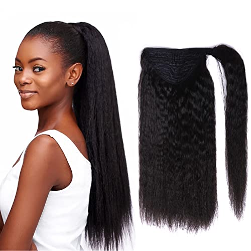 20 Inch Remy Human Hair Ponytail Extension Natural Feel and Look