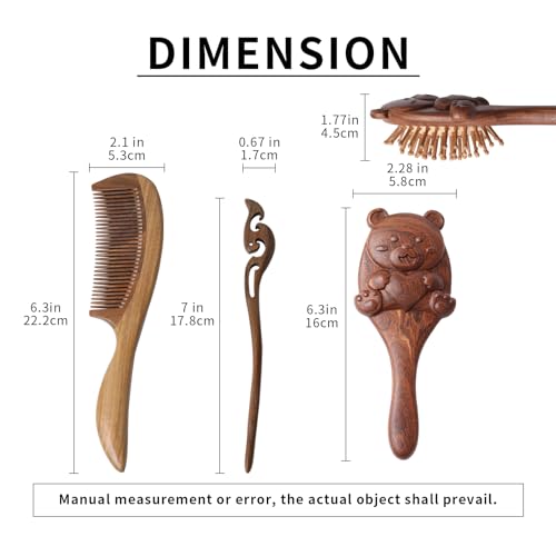 Rubber handle hair brush for easy styling and detangling. - Image 6