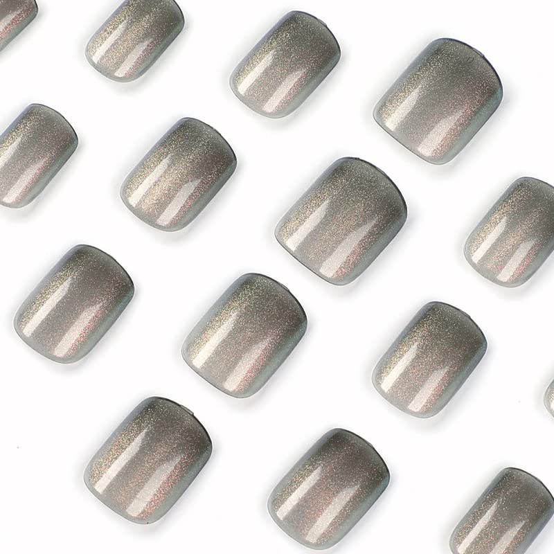 ?Sage acrylic nails for a natural, elegant look? - Image 4