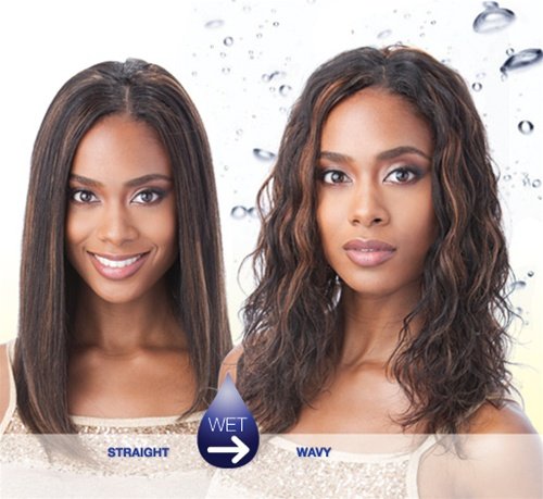 Shake N Go 100% Human Hair Wig Natural Look Easy Styling Medium