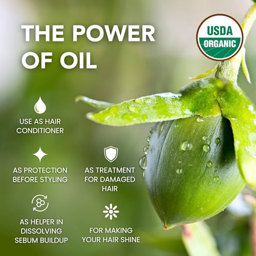 Nourishing and Moisturizing Shea Butter Coconut Oil Hair Serum 4 oz - Image 5