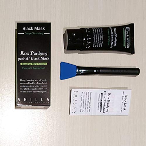 SHILLS Blackhead Remover, Pore Control, Skin Cleansing, Purifying Bamboo Charcoal, Peel Off Face Mask,1 Bottle(1.69 fl. oz) - Image 6