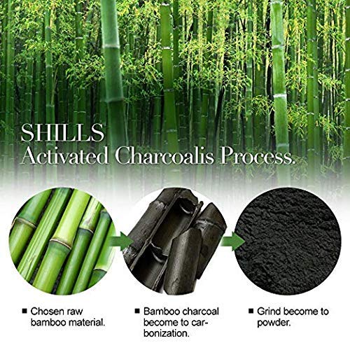 SHILLS Blackhead Remover, Pore Control, Skin Cleansing, Purifying Bamboo Charcoal, Peel Off Face Mask,1 Bottle(1.69 fl. oz) - Image 8