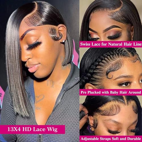 Short Bob Human Hair Wig - Image 3