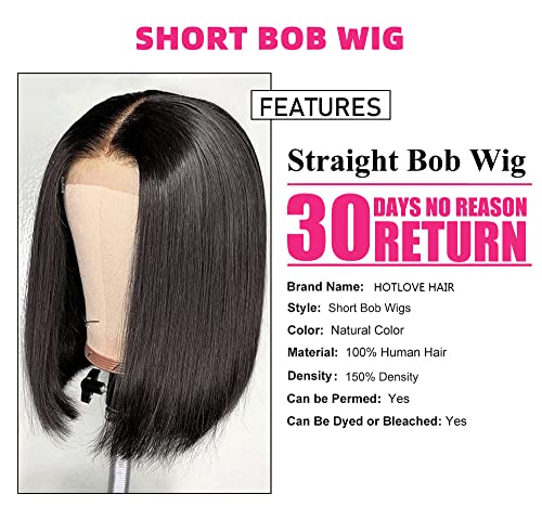 Short Bob Human Hair Wig - Image 7