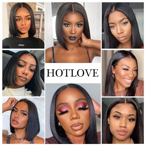 Short Bob Human Hair Wig - Image 9