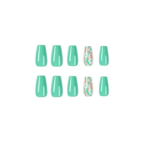 Short Gel Acrylic Nails Set, 24 Nails, Instant Manicure, Durable Wear, Chic Style - Image 5