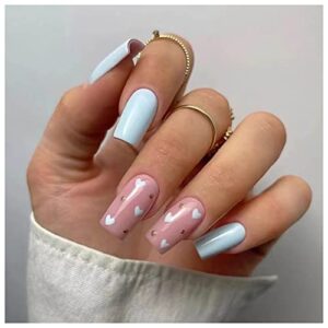 Short Square Acrylic Nails - Durable, Stylish, 24 Piece Set