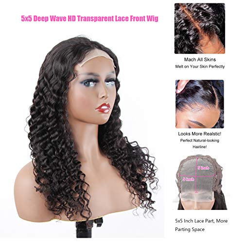13x4 Transparent Full Lace Virgin Human Hair Wig for Natural Look - Image 3