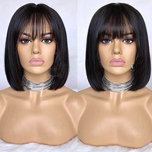 Medium Length Silk Base 100% Human Hair Wig for Natural Look and Feel