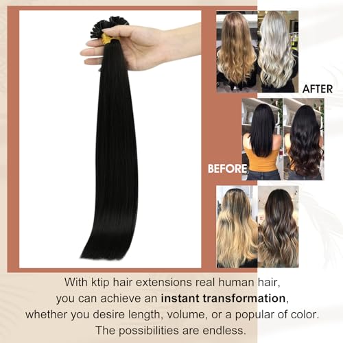 Silver human hair extension for silver hair. - Image 2