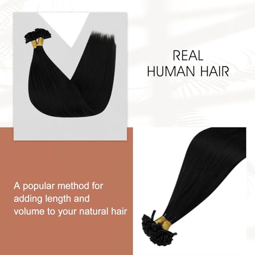 Silver human hair extension for silver hair. - Image 3