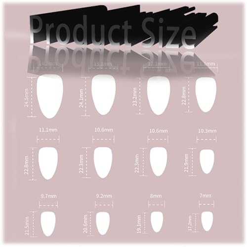 Elegant & Trendy Acrylic Nail Design Set, 10 Pre-Made Styles - Image 7