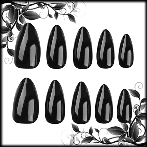 Elegant & Trendy Acrylic Nail Design Set, 10 Pre-Made Styles - Image 3