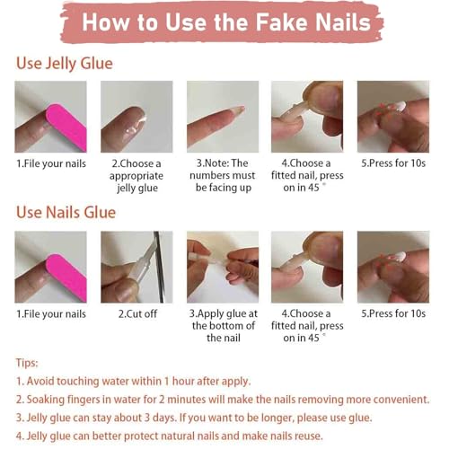 24 Piece Snowflake Stick-On Nail Art for Easy Winter Nail Designs - Image 6