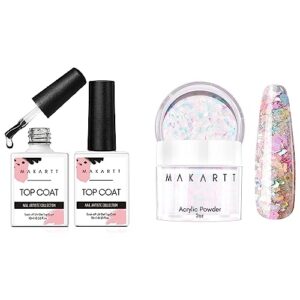 Dazzling Sparkly Top Coat for Nail Polish - 15ml Bottle