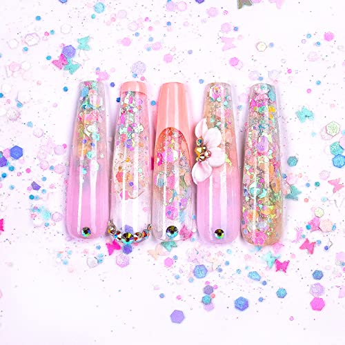 Dazzling Sparkly Top Coat for Nail Polish - 15ml Bottle - Image 3