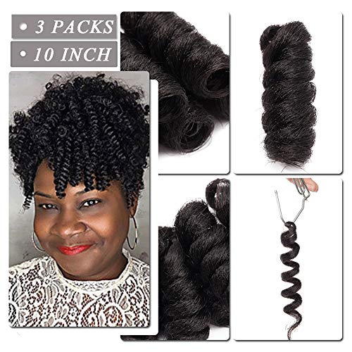 14 Inch Remy Human Hair Weave Spiral Curl Natural Look and Feel - Image 2