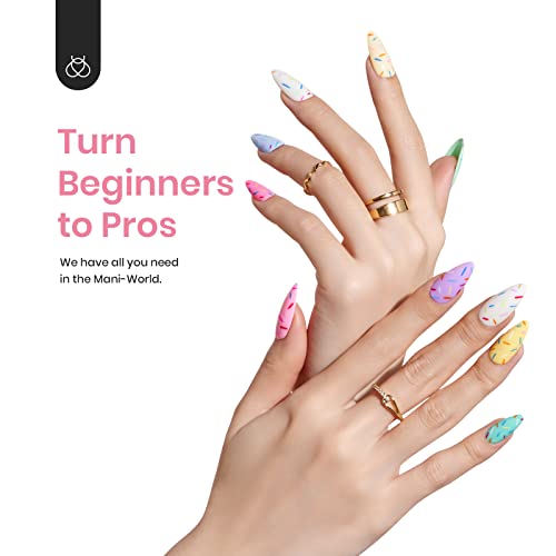 Vibrant Spring Gel Nail Colors & Designs Set for Creative Nail Art - Image 8