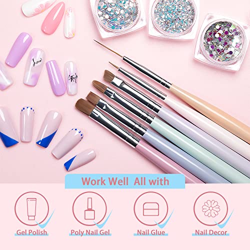 Spring Palette Gel Nail Art Kit 12 Vibrant Colors for Creative Designs - Image 9
