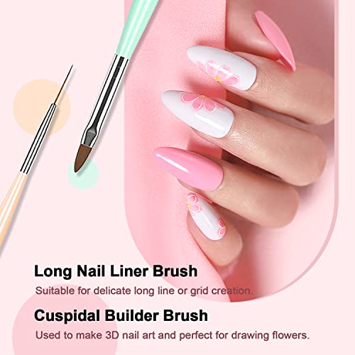 Spring Palette Gel Nail Art Kit 12 Vibrant Colors for Creative Designs - Image 7