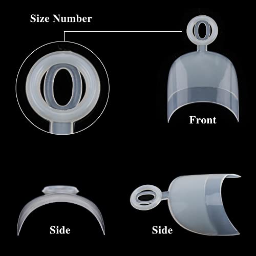 Square Round Acrylic Nails - Image 4