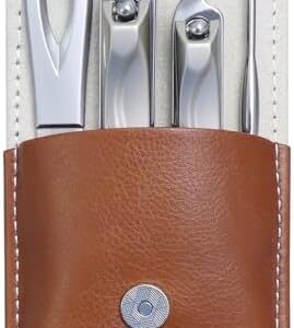 Stainless Steel Straight Cut Nail Clippers with Ergonomic Handle for Precise Trimming