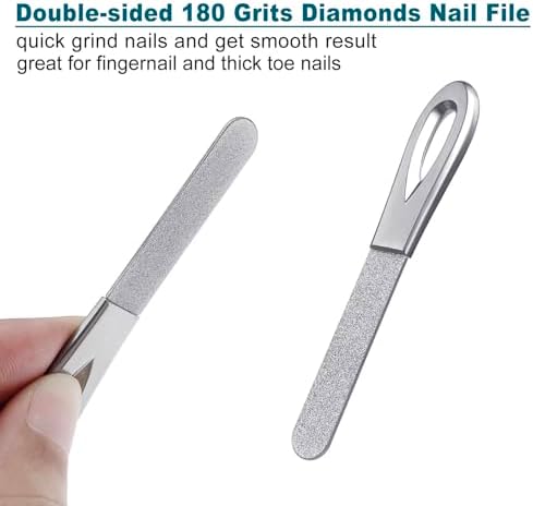 Stainless Steel Straight Cut Nail Clippers with Ergonomic Handle for Precise Trimming - Image 4